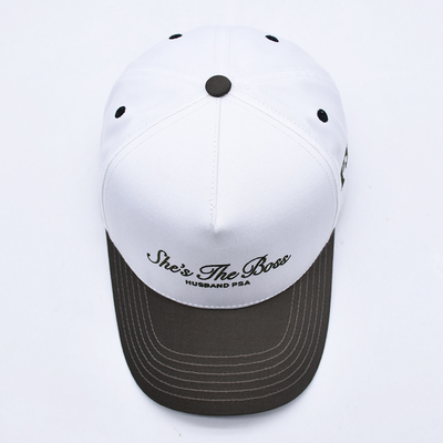 Cappuccio da baseball unisex a due colori Cappuccio da baseball personalizzato Cappuccio con logo ricamato Cappuccio da baseball per uomo