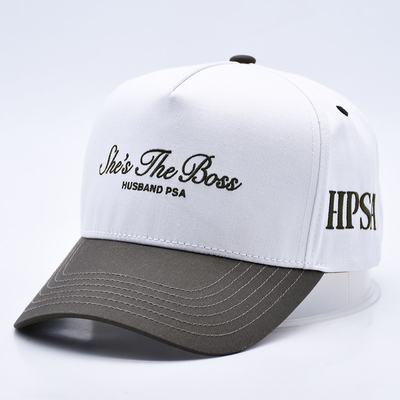 Cappuccio da baseball unisex a due colori Cappuccio da baseball personalizzato Cappuccio con logo ricamato Cappuccio da baseball per uomo