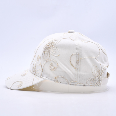 Moda Hip Hop Curve Brim Sports White Baseball Caps Wholesale Custom Baseball Hat ricamato