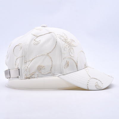 Moda Hip Hop Curve Brim Sports White Baseball Caps Wholesale Custom Baseball Hat ricamato