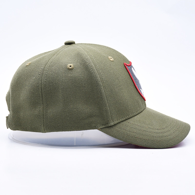 Custom Gorras Sport Fornitore 6 pannelli Verde Baseball Cap Alta Qualità 3d ricamo Baseball Cap