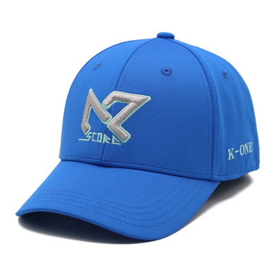 Ingrosso Cappuccio Unisex a bordo curvo a 6 pannelli di cotone a schiena chiusa ricamato per baseball
