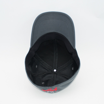 Oem all'ingrosso 6 pannelli grigio cappelli da baseball flessibili cappello da baseball personalizzato chiuso schiena montata gorras