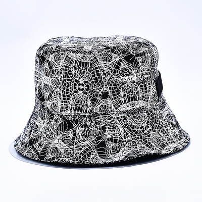 Cappelli da secchio stampati in sublimazione personalizzati su tutto il modello di cappello da secchio stampato logo ricamato per donne