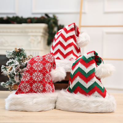 Inverno Spessore Magliato Adulto Natale Pom Ball Hat Merry Decor Natale Regali Buon Anno Nuovo 2024 Naviida