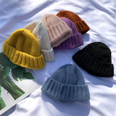 Cappelli in maglia invernale Cappelli morbidi caldi Cappelli sportivi all'aperto Stile casual Cappelli personalizzabili