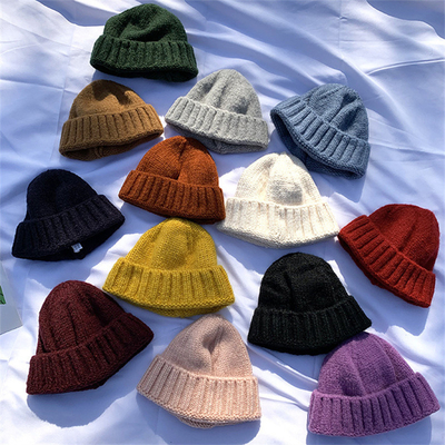 Cappelli in maglia invernale Cappelli morbidi caldi Cappelli sportivi all'aperto Stile casual Cappelli personalizzabili