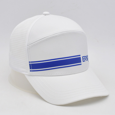 Sport Gorras Laser Cut Hole Baseball Cap Custom High Profile 6 pannelli Cappelli da baseball