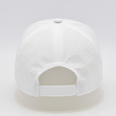 Sport Gorras Laser Cut Hole Baseball Cap Custom High Profile 6 pannelli Cappelli da baseball