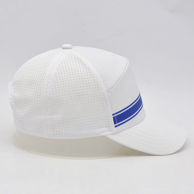 Sport Gorras Laser Cut Hole Baseball Cap Custom High Profile 6 pannelli Cappelli da baseball