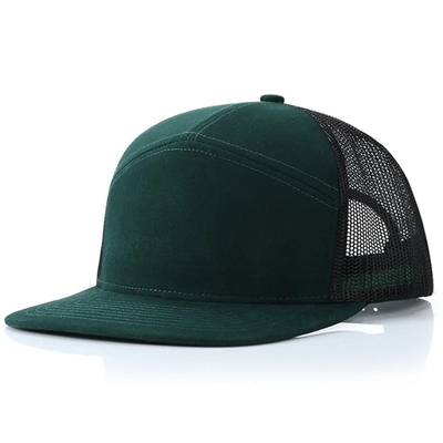 Logo personalizzato 7 pannelli Cap Wholesale Mesh Trucker Cap