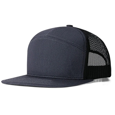 Logo personalizzato 7 pannelli Cap Wholesale Mesh Trucker Cap