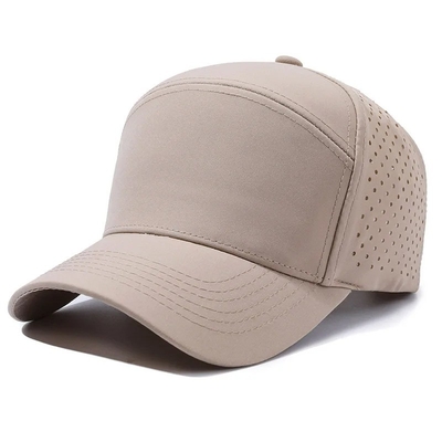 Logo personalizzato Laser Cut Hole Baseball Cap Perforato Cappuccio Sportivo Impermeabile