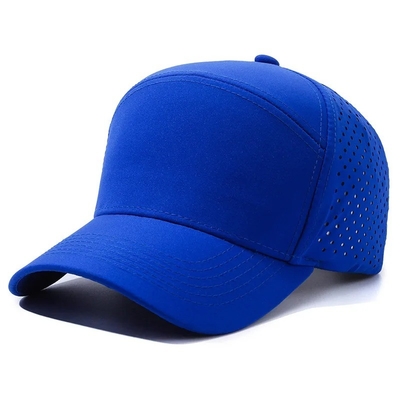 Logo personalizzato Laser Cut Hole Baseball Cap Perforato Cappuccio Sportivo Impermeabile