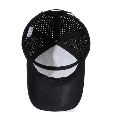 Logo personalizzato Laser Cut Hole Baseball Cap Perforato Cappuccio Sportivo Impermeabile