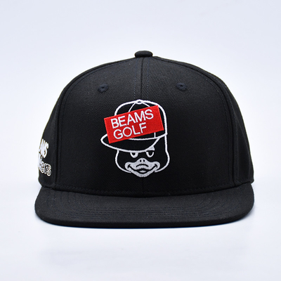 Cappello di chiusura in plastica Snapback The6 Panel Snap Back Cap