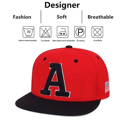 Moda Hip Hop Outdoor Sport Gorras Snapbacks Cappello Custom 6 pannello Snapback Cappelli