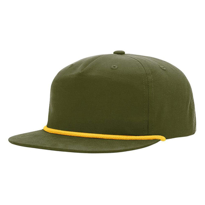 Cappelli da hip hop a bordo piatto di alta qualità Cappelli a misura Gorras 5 Five Panel Rope Richardson Snapback Cap Cap Per Uomini