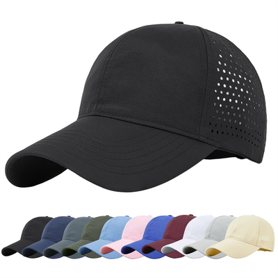 Uomini Rapido asciutto Respirante Sport Baseball Cap Custom Mesh regolabile cappello semplice Running Trucker cappello