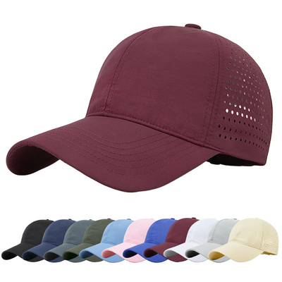 Uomini Rapido asciutto Respirante Sport Baseball Cap Custom Mesh regolabile cappello semplice Running Trucker cappello