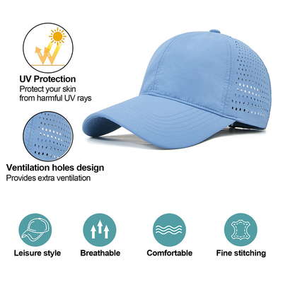 Poliestere di cotone di alta qualità 6 pannelli sport veloce asciutto cappello da baseball camionista regolabile cappello da baseball snapback
