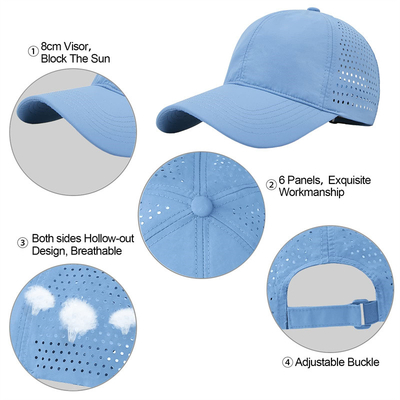 Poliestere di cotone di alta qualità 6 pannelli sport veloce asciutto cappello da baseball camionista regolabile cappello da baseball snapback