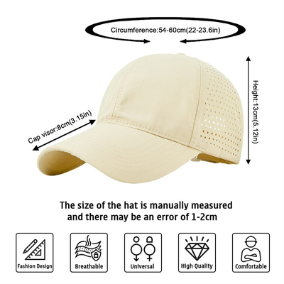 Uomini Rapido asciutto Respirante Sport Baseball Cap Custom Mesh regolabile cappello semplice Running Trucker cappello
