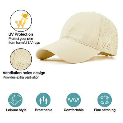 Uomini Rapido asciutto Respirante Sport Baseball Cap Custom Mesh regolabile cappello semplice Running Trucker cappello