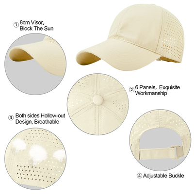 Uomini Rapido asciutto Respirante Sport Baseball Cap Custom Mesh regolabile cappello semplice Running Trucker cappello