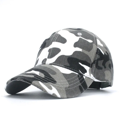 Camo regolabile Cappuccio da baseball maschile Logo camuffamento Cappelli da baseball tattici a 6 pannelli