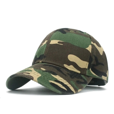 Camo regolabile Cappuccio da baseball maschile Logo camuffamento Cappelli da baseball tattici a 6 pannelli
