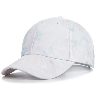 Custom Fashion Hip Hop 6 Panel Tie Dye Baseball Cap Cap High Crown Irregular Print Baseball Cap