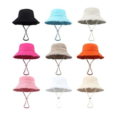 Cappello da secchio a corda di cotone per unisex stile alla moda