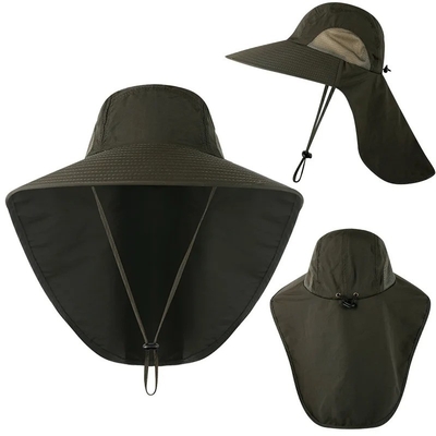 Modello di ombrello da sole in nylon, cappello da pescatore UPF40 cappello da pescatore