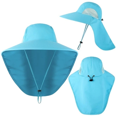 Modello di ombrello da sole in nylon, cappello da pescatore UPF40 cappello da pescatore