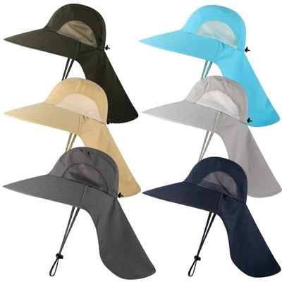 Modello di ombrello da sole in nylon, cappello da pescatore UPF40 cappello da pescatore