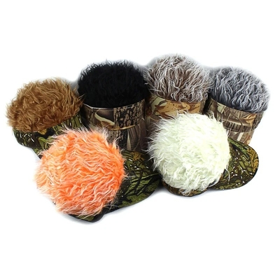 Nuovo stile maschile Capelli a punta Visore solare Cappelli da golf divertenti Parrucca colorata Pico regolabile Cappucci da baseball