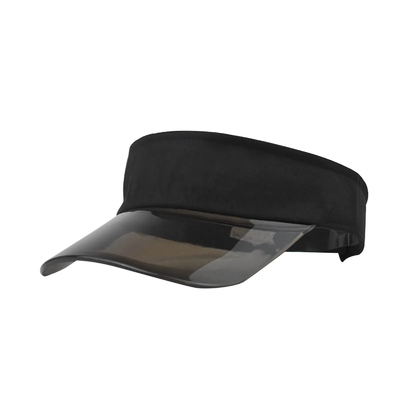 Cappello per ombrello da sole per esterni Visore personalizzato Logo estivo Visore solare Cappello visiore trasparente