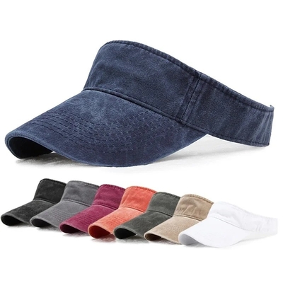 New Summer Denim Visori lavati Donne Sport all'aperto Cappello solare Golf Trekking Tennis Uomo Protezione solare Cappuccio