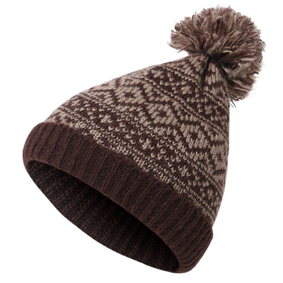 Brand invernale pelliccia femminile Pom Pom Cap cappelli a maglia femminile cappello femminile spessa cappelli a maglia