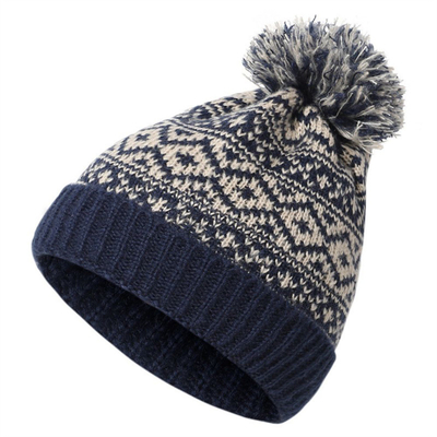 Brand invernale pelliccia femminile Pom Pom Cap cappelli a maglia femminile cappello femminile spessa cappelli a maglia