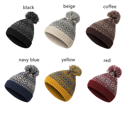 Brand invernale pelliccia femminile Pom Pom Cap cappelli a maglia femminile cappello femminile spessa cappelli a maglia