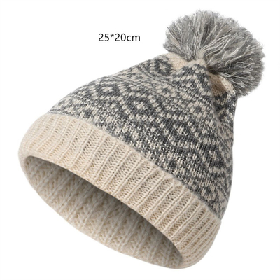 Brand invernale pelliccia femminile Pom Pom Cap cappelli a maglia femminile cappello femminile spessa cappelli a maglia