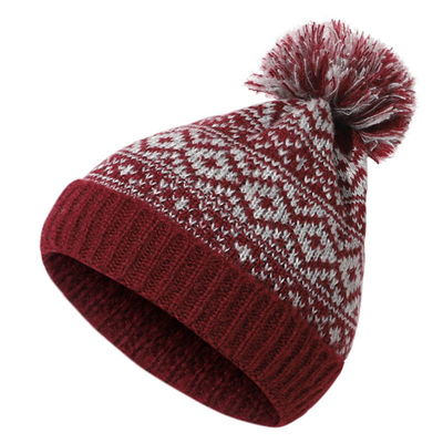 Brand invernale pelliccia femminile Pom Pom Cap cappelli a maglia femminile cappello femminile spessa cappelli a maglia