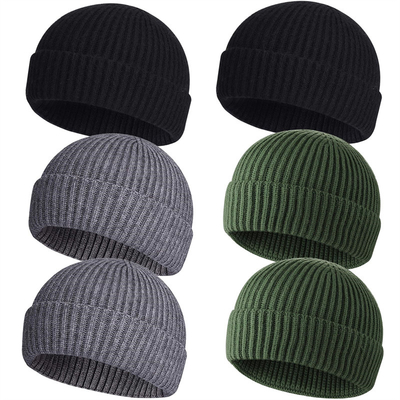 Cappelli da cappello a maglia per adulti per occasioni occasionali Ricamo/Jacquard/modello in bianco e circonferenza del cappello
