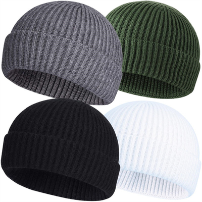 Cappelli da cappello a maglia per adulti per occasioni occasionali Ricamo/Jacquard/modello in bianco e circonferenza del cappello