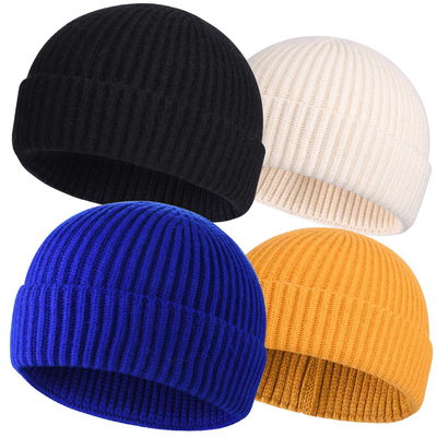 Cappelli da cappello a maglia per adulti per occasioni occasionali Ricamo/Jacquard/modello in bianco e circonferenza del cappello