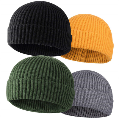 Cappelli da cappello a maglia per adulti per occasioni occasionali Ricamo/Jacquard/modello in bianco e circonferenza del cappello