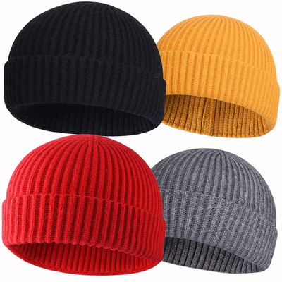 Cappelli da cappello a maglia per adulti per occasioni occasionali Ricamo/Jacquard/modello in bianco e circonferenza del cappello