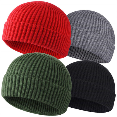 Cappelli da cappello a maglia per adulti per occasioni occasionali Ricamo/Jacquard/modello in bianco e circonferenza del cappello